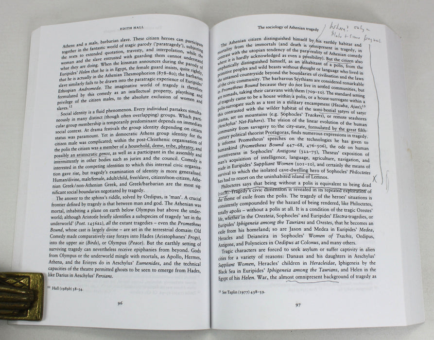 The Cambridge Companion to Greek Tragedy, P.E. Easterling, 2001. William St Clair's copy.