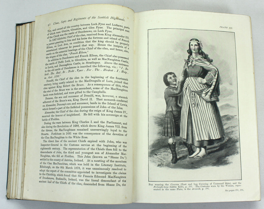 The Clans, Septs, and Regiments of the Scottish Highlands, Frank Adam, 1908 First edition, Author Signed