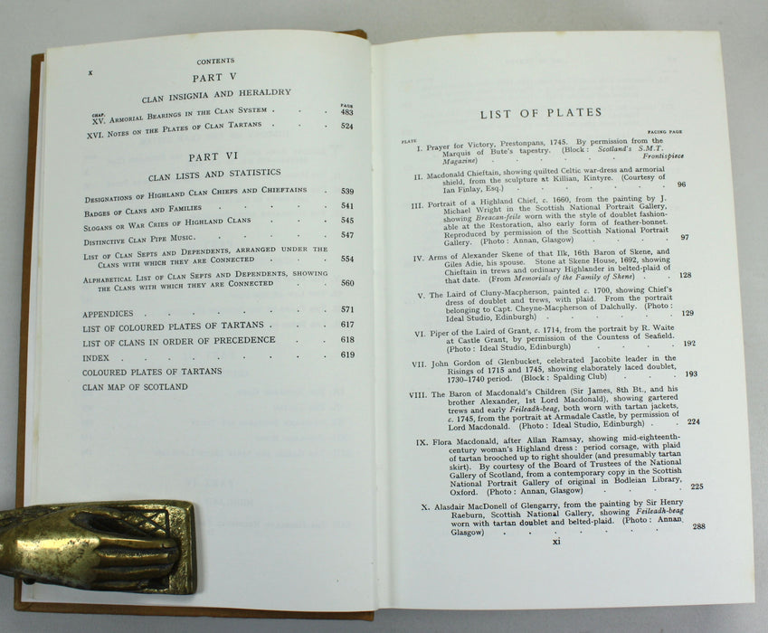 The Clans, Septs, and Regiments of the Scottish Highlands, Frank Adam, Revised Thomas Innes of Learney, 1977