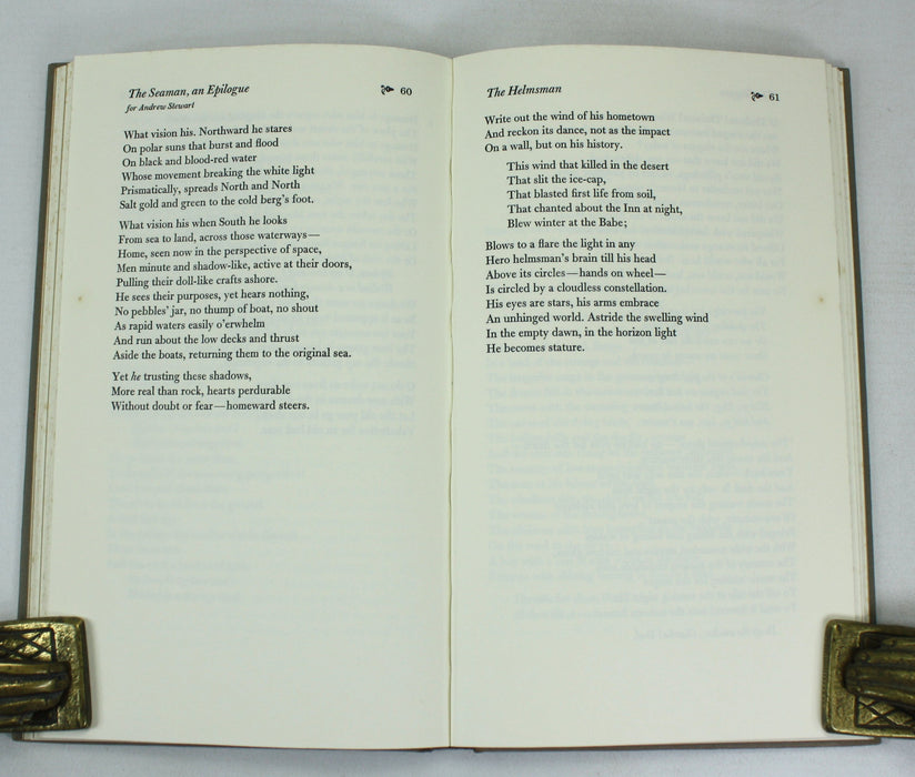 The Collected Poems of George Bruce, 1971, Signed Presentation copy from the poet to sculptor, Pilkington Jackson