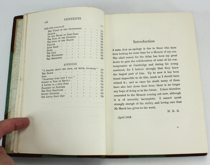 The Collected Poems of Rupert Brooke: With a Memoir, 1919.