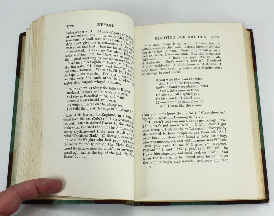 The Collected Poems of Rupert Brooke: With a Memoir, 1919.