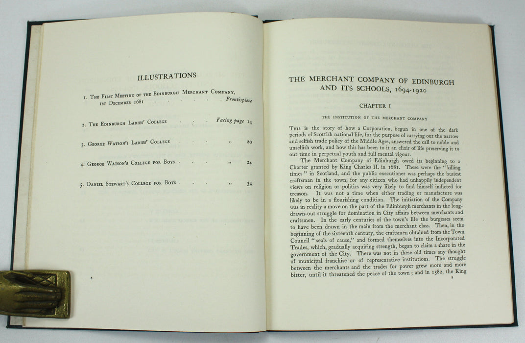 The Company of the Merchants of the City of Edinburgh And Its Schools 1694-1920, John Harrison, 1920