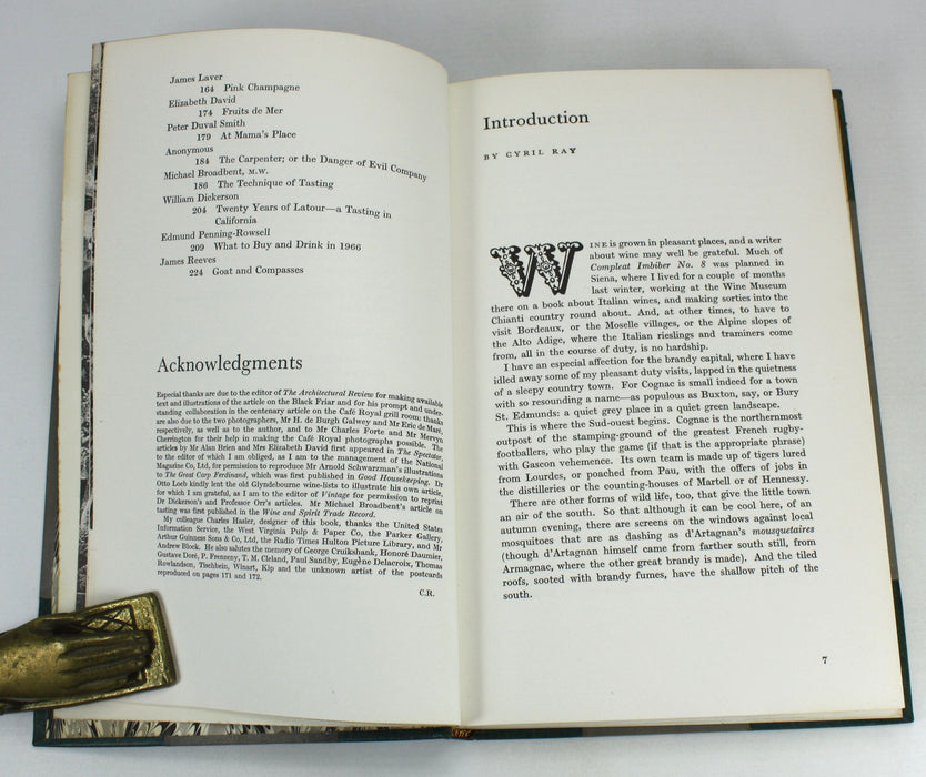 The Compleat Imbiber 8; An Entertainment - Edited, Cyril Ray & Charles Hasler, 1965