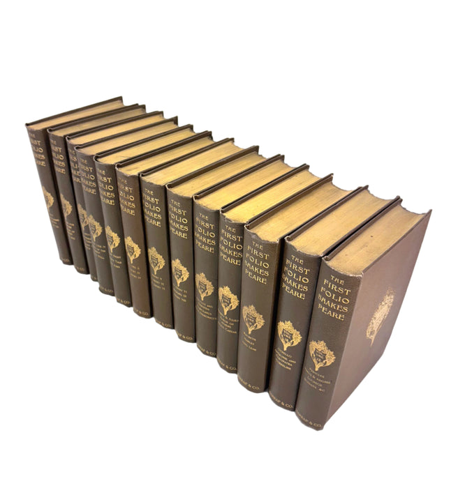The Complete Works of Shakespeare, Reprinted from the First Folio, In Thirteen Volumes, complete, Harrap, 1906