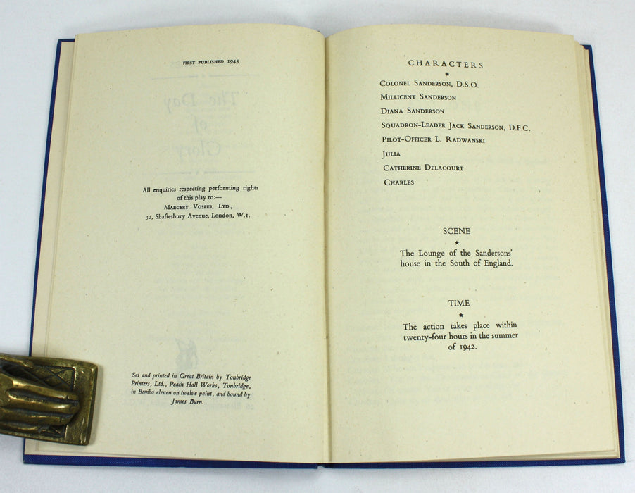 The Day of Glory; A Play in Three Acts, H.E. Bates, 1945