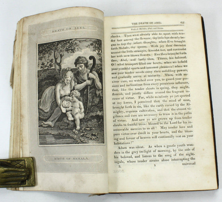 The Death of Abel, Solomon Gessner, Frederic Shoberl & Death, A Vision, John MacGowan, c. 1800