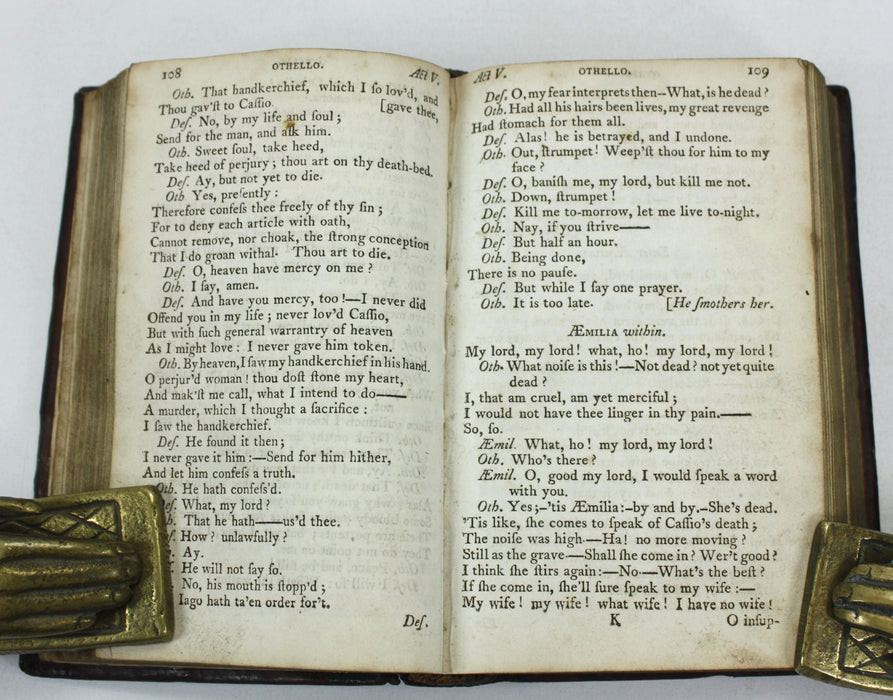 The Dramatic Writings of William Shakespeare, Volume Eighth; Othello, Richard II, All's Well That Ends Well, Taming of the Shrew, R. Morison, Perth, 1798
