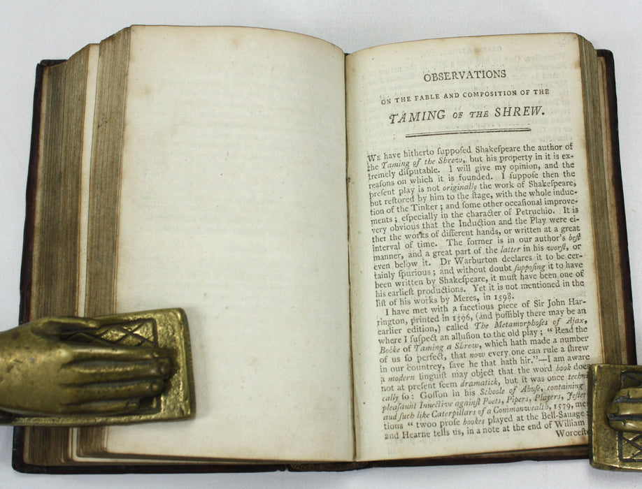 The Dramatic Writings of William Shakespeare, Volume Eighth; Othello, Richard II, All's Well That Ends Well, Taming of the Shrew, R. Morison, Perth, 1798