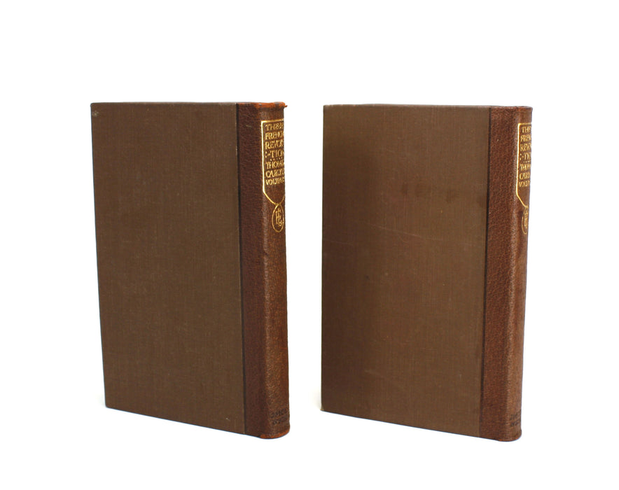 The French Revolution; A History, by Thomas Carlyle, 2 Volume Set, 1914