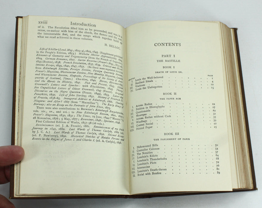 The French Revolution; A History, by Thomas Carlyle, 2 Volume Set, 1914