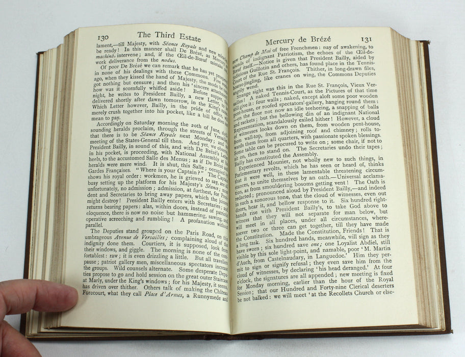 The French Revolution; A History, by Thomas Carlyle, 2 Volume Set, 1914