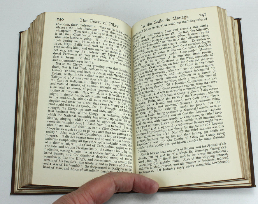 The French Revolution; A History, by Thomas Carlyle, 2 Volume Set, 1914