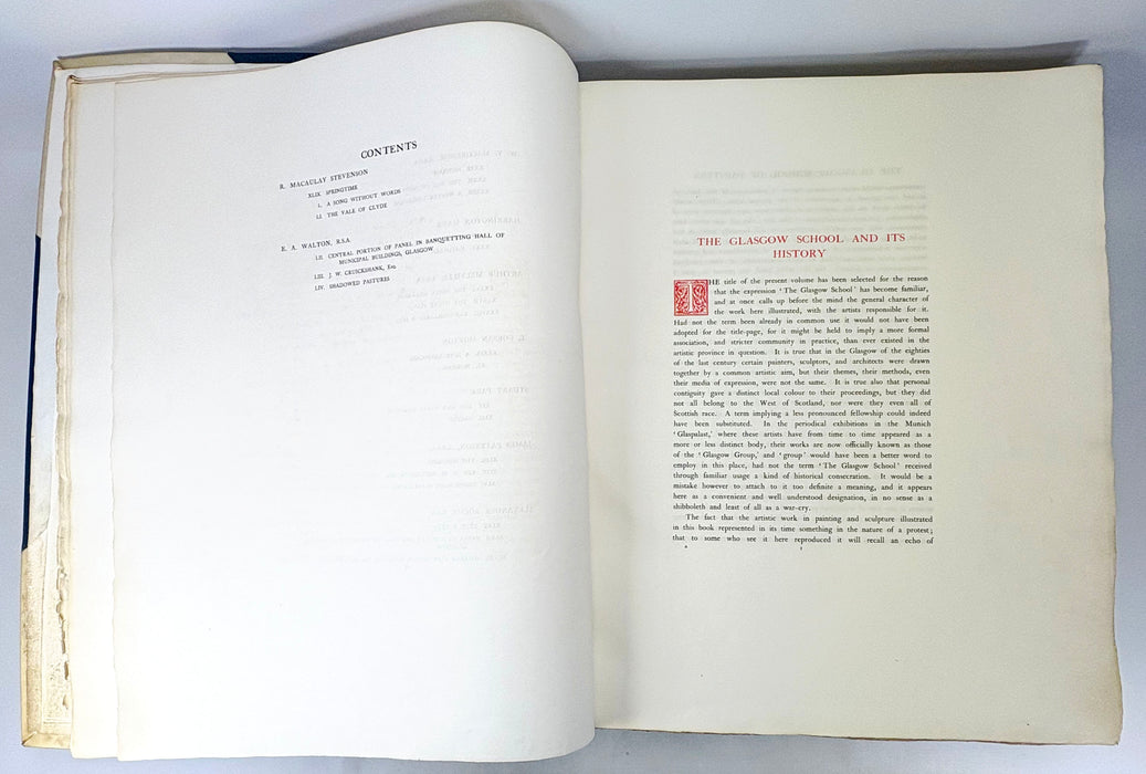 The Glasgow School of Painters, G. Baldwin Brown, Photogravures by J. Craig Annan, James Maclehose and Sons, 1908, Numbered Limited Edition of 100 Copies