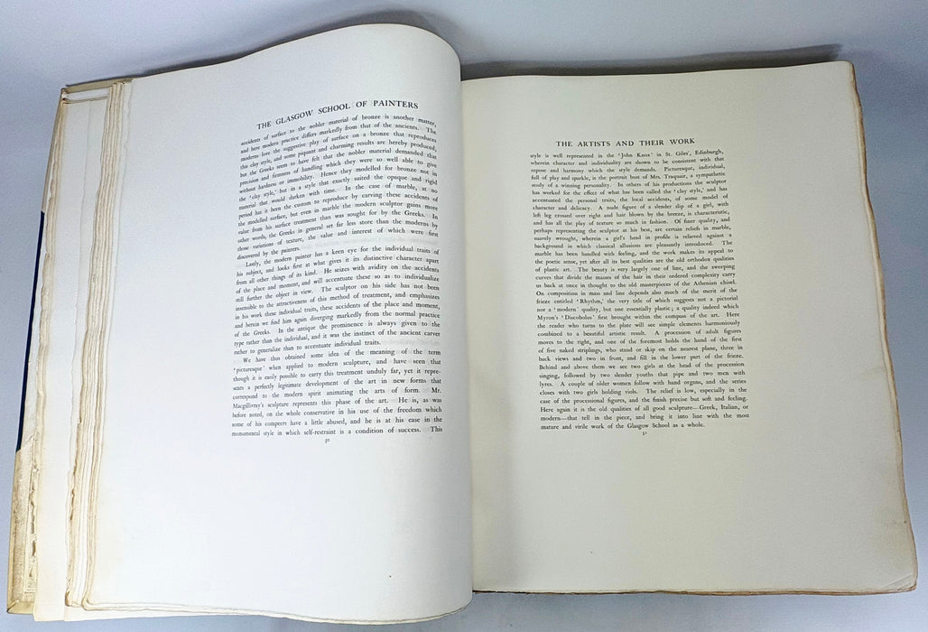 The Glasgow School of Painters, G. Baldwin Brown, Photogravures by J. Craig Annan, James Maclehose and Sons, 1908, Numbered Limited Edition of 100 Copies
