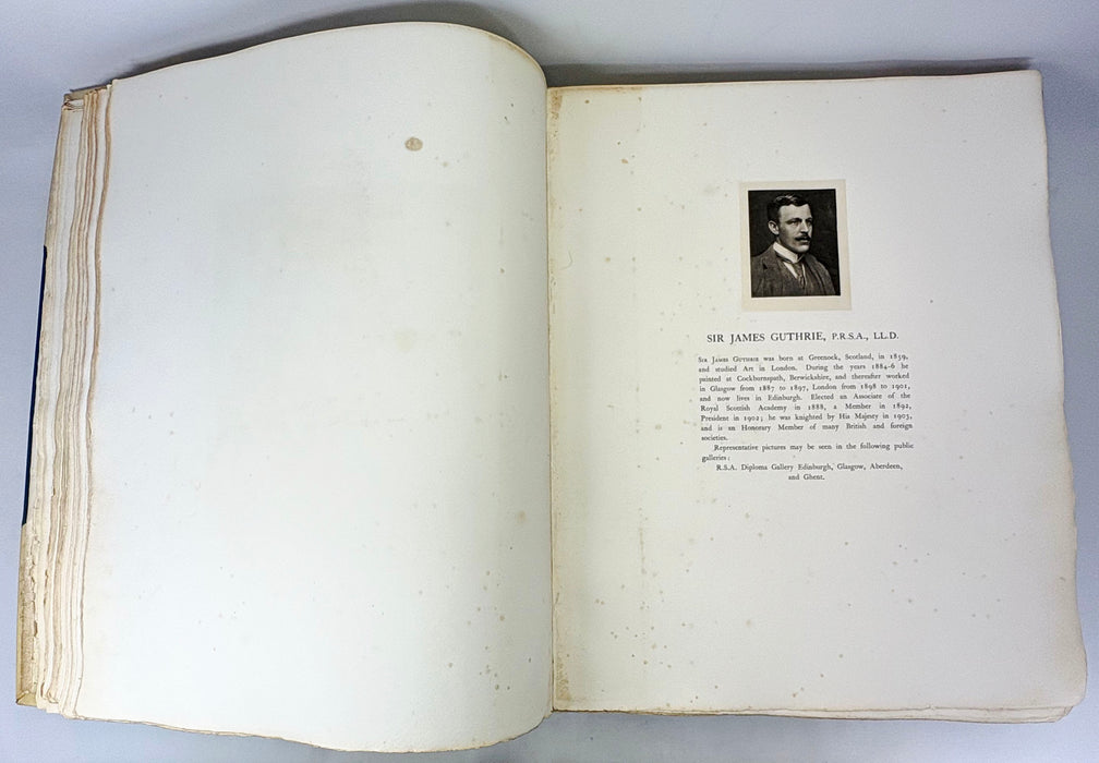 The Glasgow School of Painters, G. Baldwin Brown, Photogravures by J. Craig Annan, James Maclehose and Sons, 1908, Numbered Limited Edition of 100 Copies