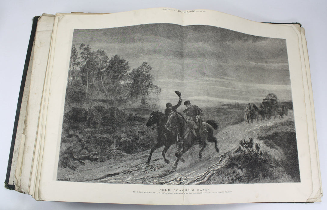 The Graphic; An Illustrated Weekly Newspaper; 1875 India issue & collection of 1881 issues