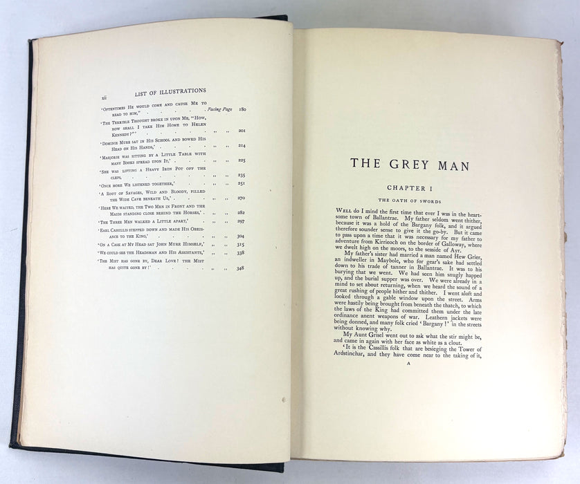 The Grey Man, by S.R. Crockett. Signed Illustrated edition, limited to 250 copies.