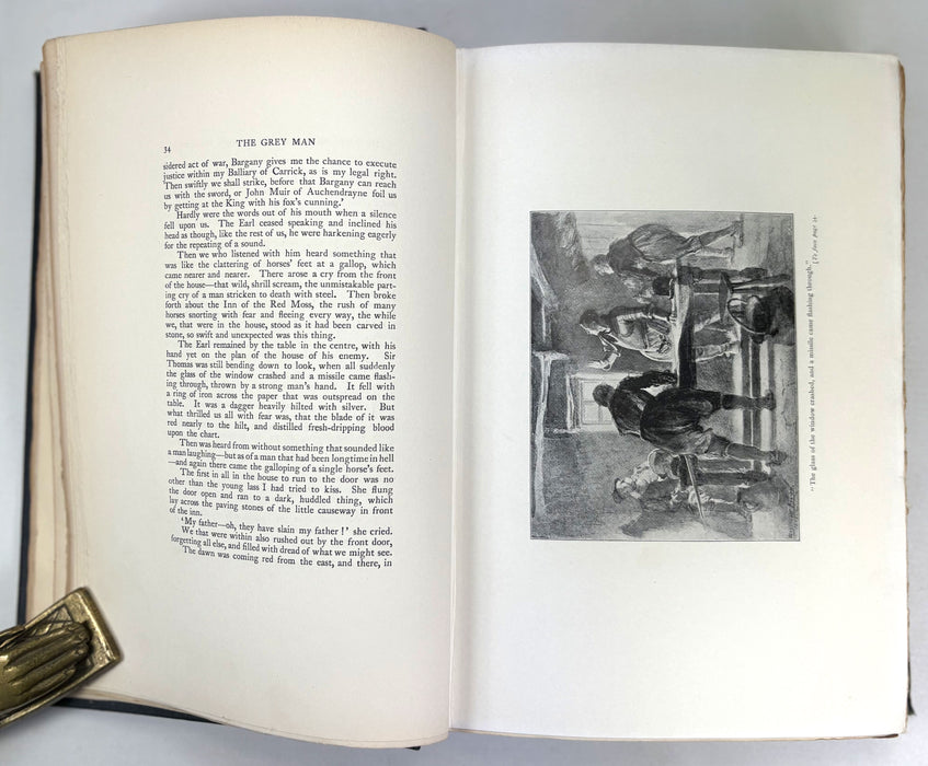 The Grey Man, by S.R. Crockett. Signed Illustrated edition, limited to 250 copies.