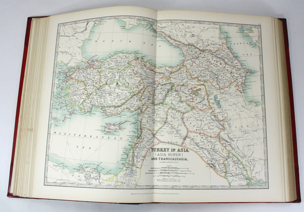 The Handy Royal Atlas of Modern Geography, Alexander Keith Johnston & G.H. Johnston, W. & A.K. Johnston, Limited, Edinburgh and London, 1908