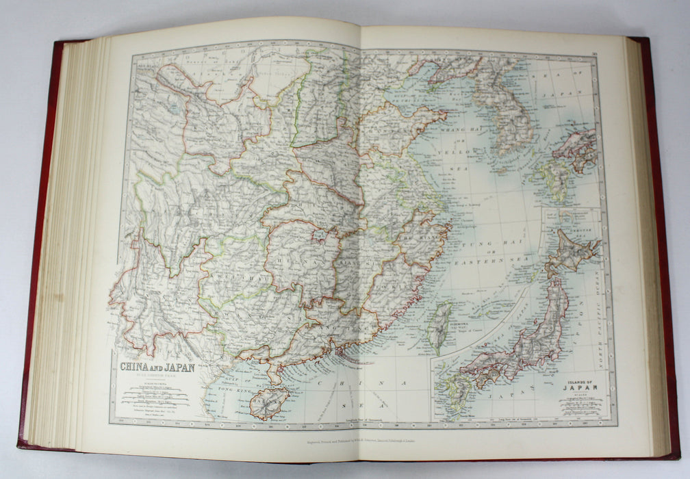 The Handy Royal Atlas of Modern Geography, Alexander Keith Johnston & G.H. Johnston, W. & A.K. Johnston, Limited, Edinburgh and London, 1908