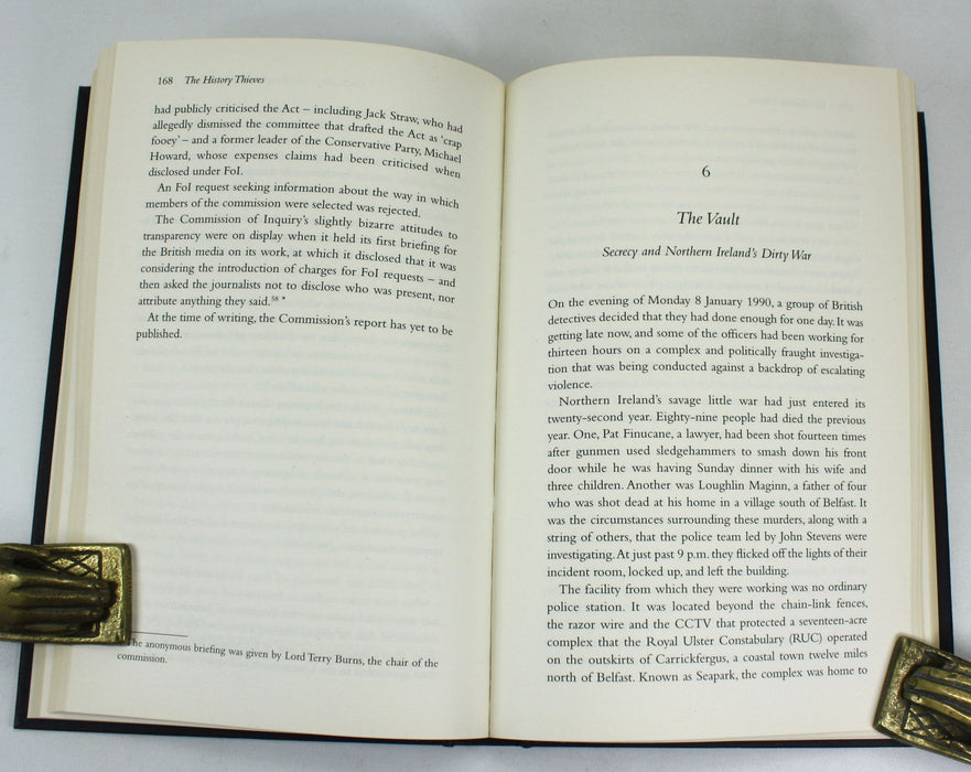 The History Thieves; Secrets, Lies and the Shaping of a Modern Nation, Ian Cobain, Signed