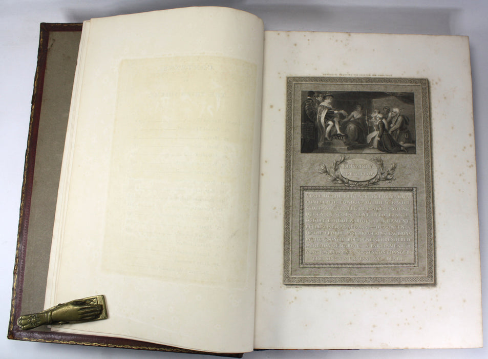 The History of England, by David Hume; A Large Folio Volume, 1806