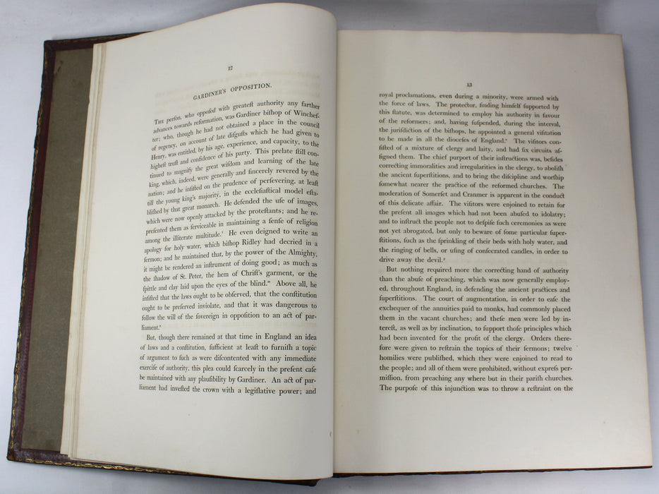 The History of England, by David Hume; A Large Folio Volume, 1806