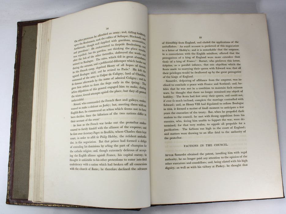 The History of England, by David Hume; A Large Folio Volume, 1806