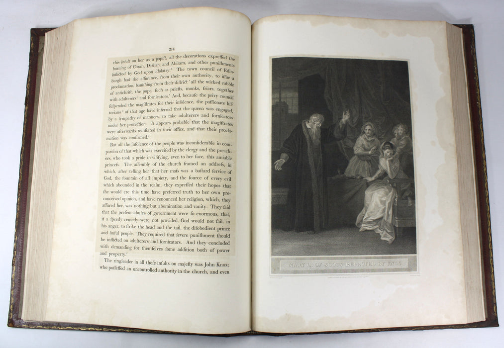 The History of England, by David Hume; A Large Folio Volume, 1806