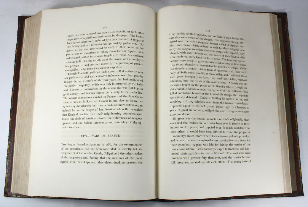 The History of England, by David Hume; A Large Folio Volume, 1806