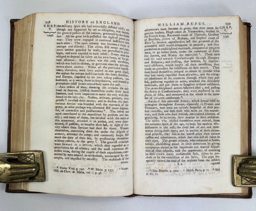 The History of England, from The Invasion of Julius Caesar to The Revolution in 1688, in Eight Volumes, by David Hume, Dublin, 1775