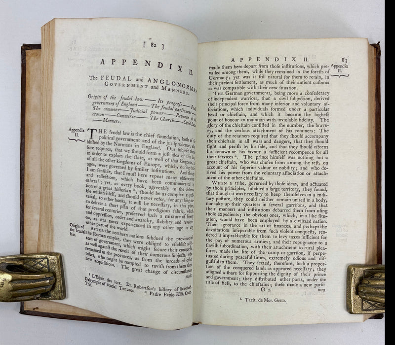 The History of England, from The Invasion of Julius Caesar to The Revolution in 1688, in Eight Volumes, by David Hume, Dublin, 1775