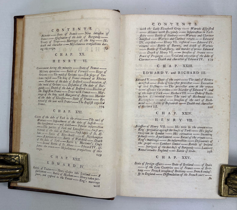 The History of England, from The Invasion of Julius Caesar to The Revolution in 1688, in Eight Volumes, by David Hume, Dublin, 1775