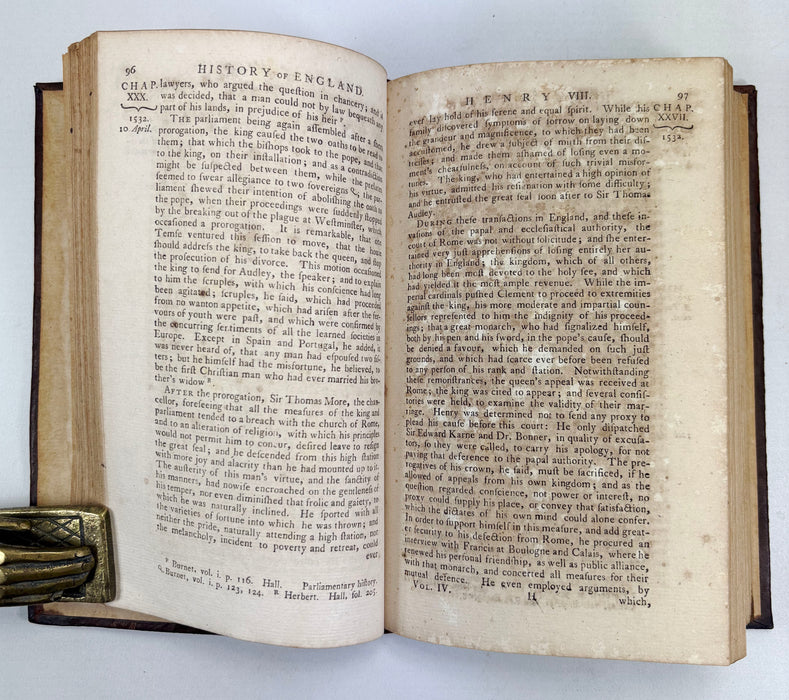 The History of England, from The Invasion of Julius Caesar to The Revolution in 1688, in Eight Volumes, by David Hume, Dublin, 1775