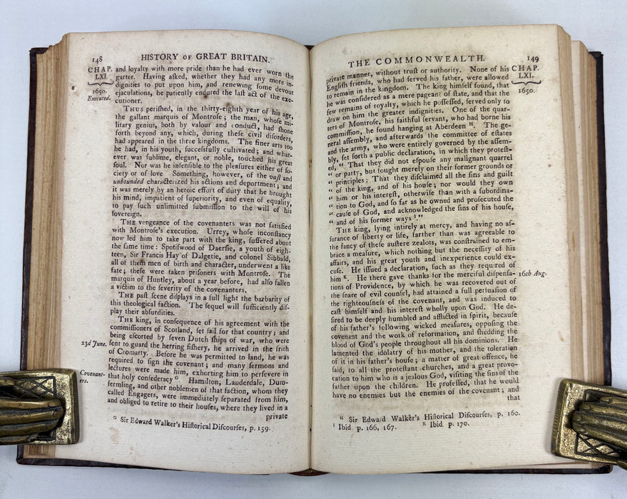 The History of England, from The Invasion of Julius Caesar to The Revolution in 1688, in Eight Volumes, by David Hume, Dublin, 1775