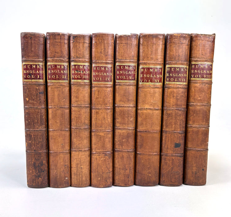 The History of England, from The Invasion of Julius Caesar to The Revolution in 1688, in Eight Volumes, by David Hume, Dublin, 1775
