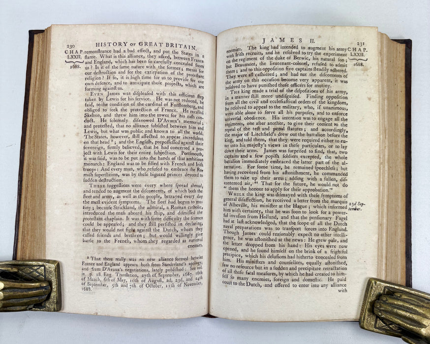 The History of England, from The Invasion of Julius Caesar to The Revolution in 1688, in Eight Volumes, by David Hume, Dublin, 1775
