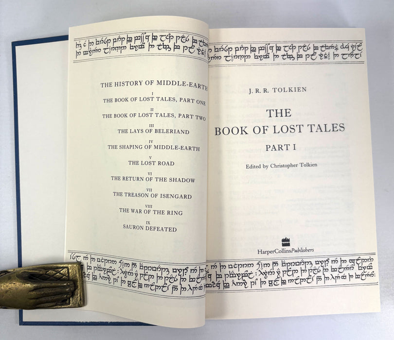 The History of Middle Earth; The Book of Lost Tales, Part I, J.R.R. Tolkien, Christopher Tolkien, 1991