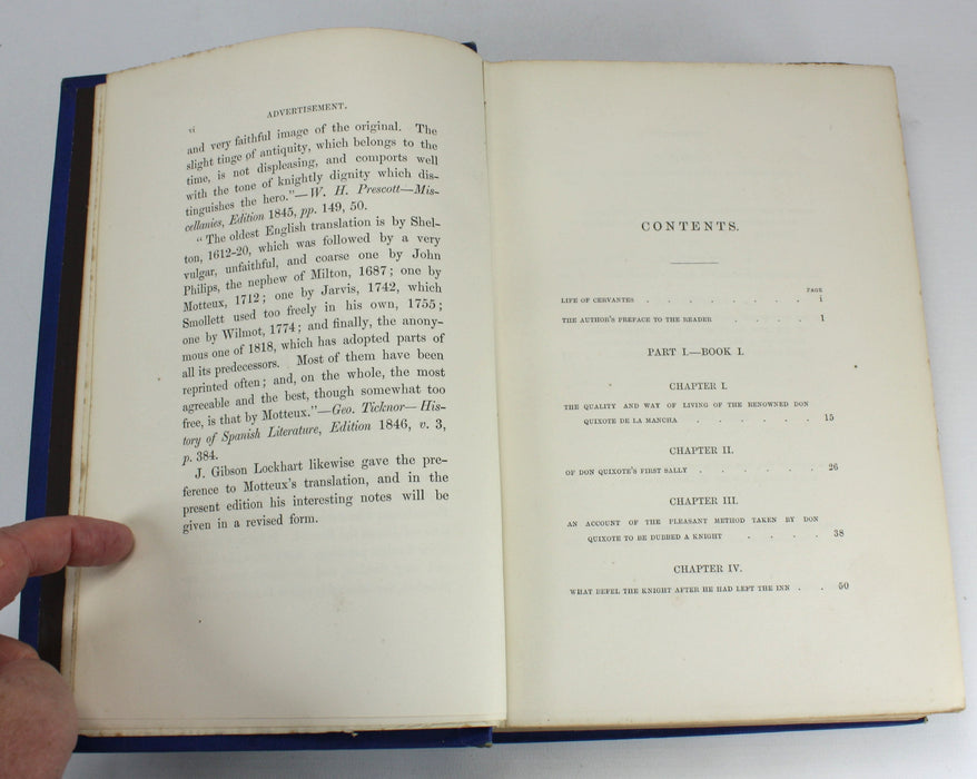 The History of The Ingenious Gentleman Don Quixote of La Mancha, Cervantes, 1879. Translated by P.A. Motteux.