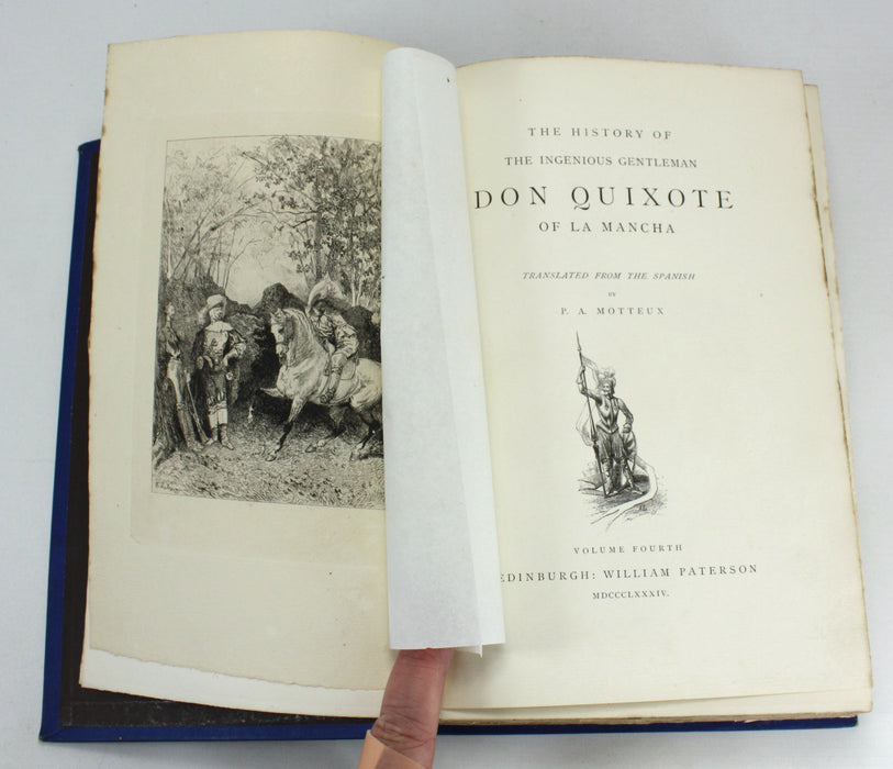 The History of The Ingenious Gentleman Don Quixote of La Mancha, Cervantes, 1879. Translated by P.A. Motteux.