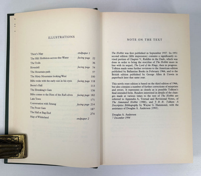 The Hobbit, or There and Back Again, J.R.R. Tolkien, HarperCollins, 1995