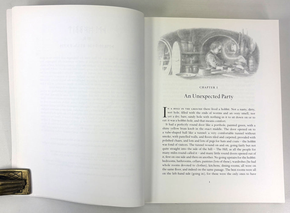 The Hobbit, or There and Back Again, J.R.R. Tolkien, Illustrated by Alan Lee, HarperCollins, 2000