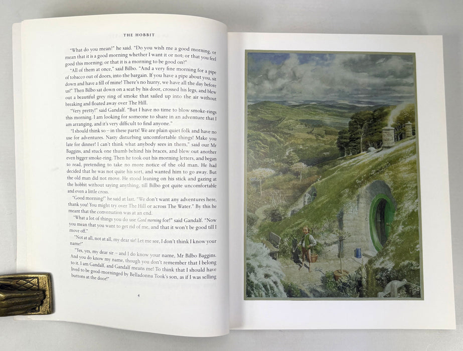 The Hobbit, or There and Back Again, J.R.R. Tolkien, Illustrated by Alan Lee, HarperCollins, 2000