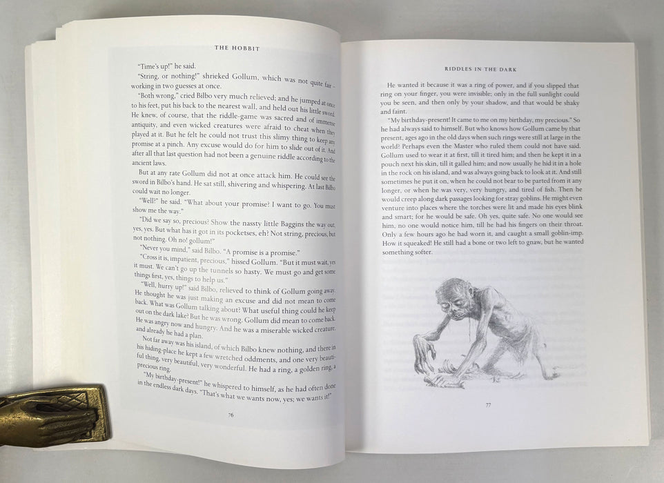 The Hobbit, or There and Back Again, J.R.R. Tolkien, Illustrated by Alan Lee, HarperCollins, 2000