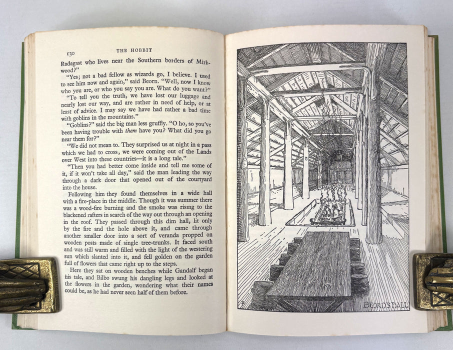The Hobbit, or There and Back Again, J.R.R. Tolkien, Second edition, Thirteenth impression, 1961