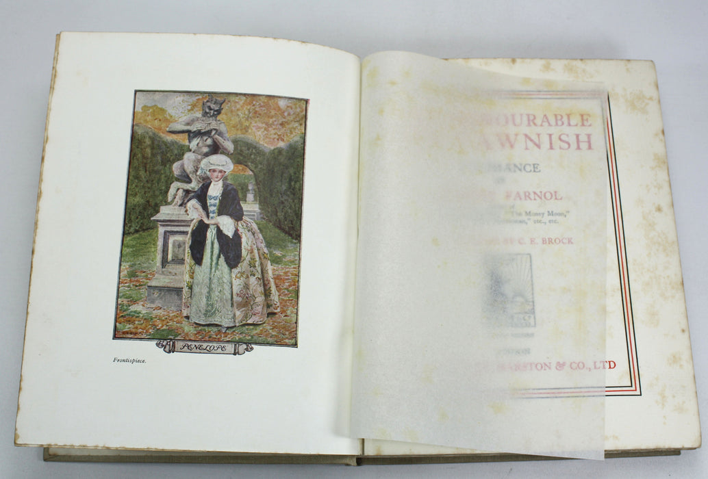 The Honourable Mr. Tawnish, A Romance, by Jeffery Farnol, Illustrated by C.E. Brock, 1913