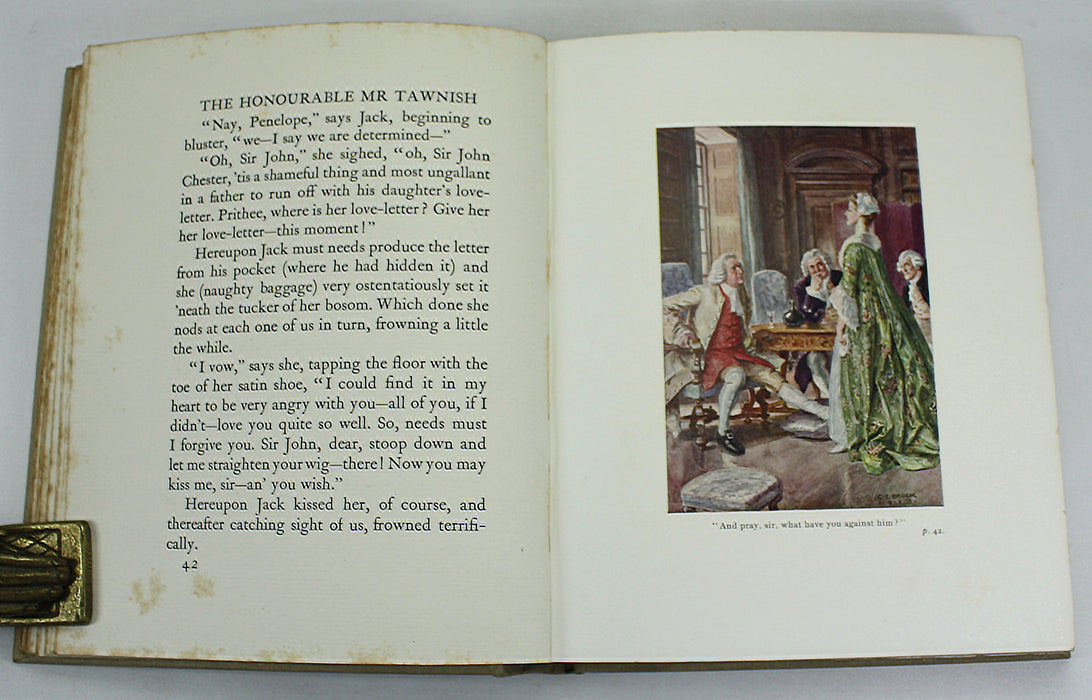 The Honourable Mr. Tawnish, A Romance, by Jeffery Farnol, Illustrated by C.E. Brock, 1913