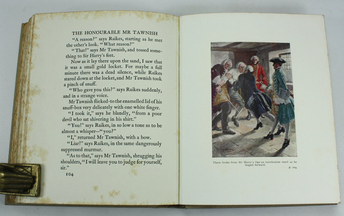 The Honourable Mr. Tawnish, A Romance, by Jeffery Farnol, Illustrated by C.E. Brock, 1913