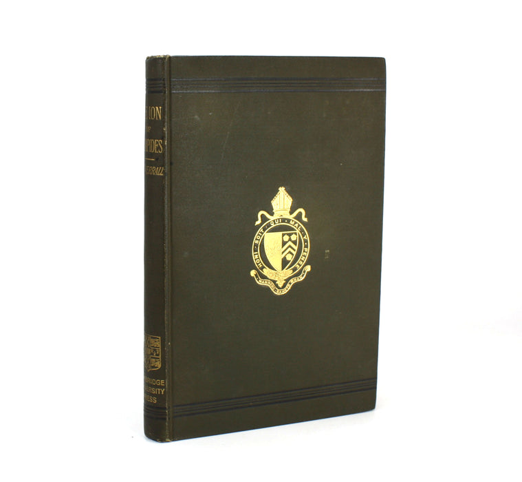 The Ion of Euripides, with a Translation into English Verse, A.W. Verrall, 1890